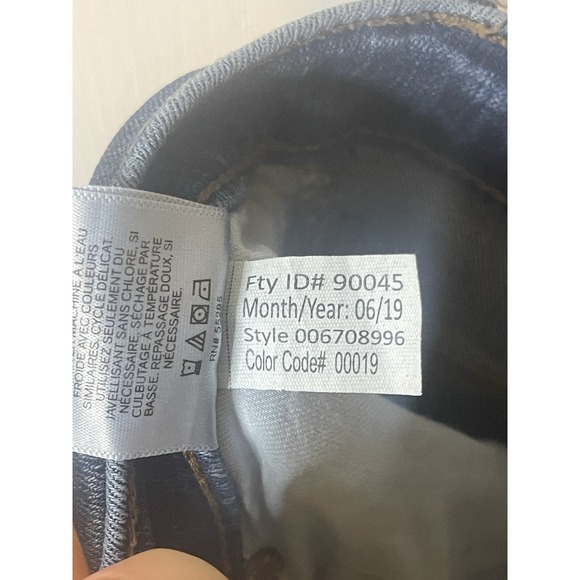 Express Boot high Rise Front Seam Ankle Split Denim 2S/2C - Picture 9 of 10